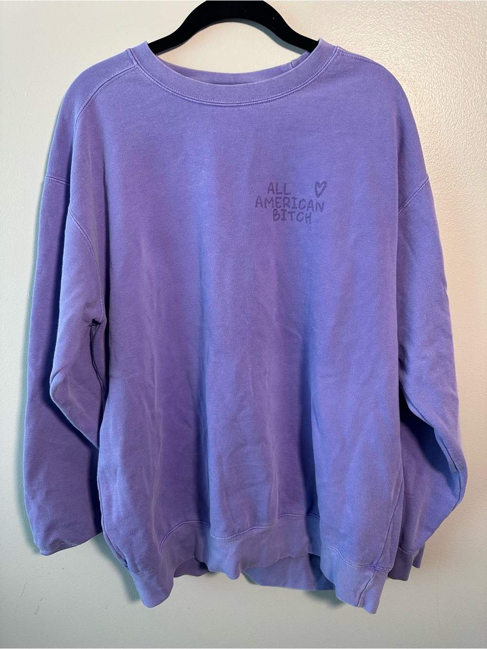 Olivia Rodrigo GUTS Tour All-American B**ch Comfort Colors Crewneck L